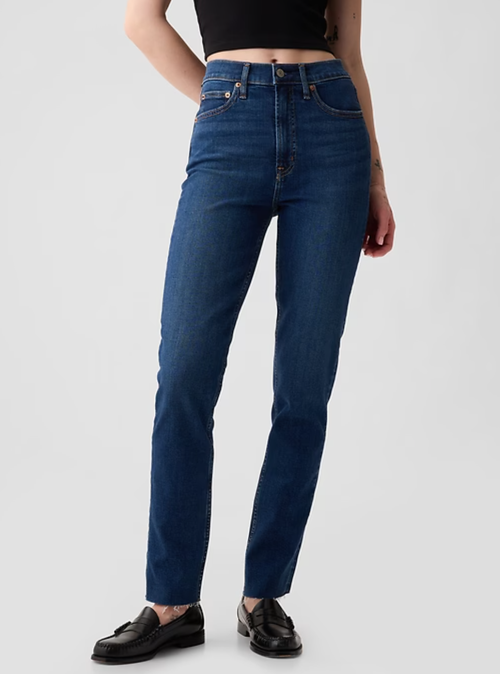 Threaded Pear Gwendolyn Leg High Waist Jeans